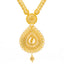 22K Yellow Gold Long Filigree Necklace Set (92.2gm)