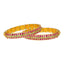22K Yellow Gold & Gemstone Bangle Set (36.6 grams)