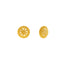 22K Yellow Gold Beaded Studs