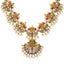 22K Gold & Gemstone Temple Necklace (46.9gm)
