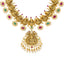 22K Gold & Gemstone Guddusapulu Necklace (51.9gm)