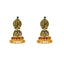 22K Gold & Gemstone Laxmi Necklace Set (63.3gm)