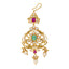 22K Yellow Gold Tikka w/ Gemstones and Pearls (12.2gm)