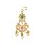 22K Yellow Gold Tikka w/ Gemstones and Pearls (8.8gm)