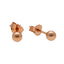 22K Rose Gold Stud Earrings (1.6gm)