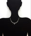 18K White Gold Diamond Necklace Set W/9.45ct VVS Diamonds & Avant Garde Design - Virani Jewelers