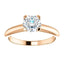 Classic Four Prong Solitaire Diamond Engagement Ring - Virani Jewelers