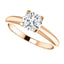 Classic Four Prong Solitaire Diamond Engagement Ring - Virani Jewelers