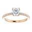 Classic Solitaire Diamond Engagement Ring - Virani Jewelers