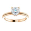 Classic Halo Diamond Engagement Ring W/ Pave Under Gallery - Virani Jewelers