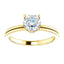 Classic Halo Diamond Engagement Ring W/ Pave Under Gallery - Virani Jewelers