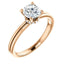 Classic Halo Diamond Engagement Ring W/ Pave Under Gallery - Virani Jewelers