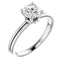 Classic Halo Diamond Engagement Ring W/ Pave Under Gallery - Virani Jewelers
