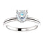 Classic Halo Diamond Engagement Ring W/ Pave Under Gallery - Virani Jewelers
