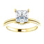 Classic Halo Diamond Engagement Ring W/ Pave Under Gallery - Virani Jewelers