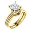 Classic Halo Diamond Engagement Ring W/ Pave Under Gallery - Virani Jewelers