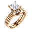 Classic Halo Diamond Engagement Ring W/ Pave Under Gallery - Virani Jewelers