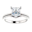 Classic Halo Diamond Engagement Ring W/ Pave Under Gallery - Virani Jewelers