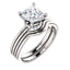 Classic Halo Diamond Engagement Ring W/ Pave Under Gallery - Virani Jewelers