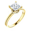 Classic Halo Diamond Engagement Ring W/ Pave Under Gallery - Virani Jewelers