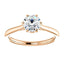 Classic Six Prong Solitaire Diamond Engagement Ring - Virani Jewelers