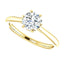 Classic Six Prong Solitaire Diamond Engagement Ring - Virani Jewelers