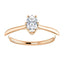 Classic Six Prong Solitaire Diamond Engagement Ring - Virani Jewelers