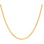 22K Yellow Gold 20in Solid Rope Chain (18 gms)