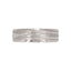 22K White Gold Ring Band W/ Criss Cross Contrast Finish for Men - Virani Jewelers