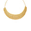 22K Yellow Gold Diamond Necklace & Earrings Set W/ 28.04ct Uncut Diamonds, Clustered Flowers & Gold Ball Accents on Bib Necklace - Virani Jewelers