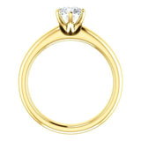 Infinite Six Prong Solitaire Diamond Engagement Ring - Virani Jewelers | 