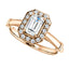 Pave Diamond Halo Solitaire Engagement Ring - Virani Jewelers