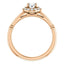 Pave Diamond Halo Solitaire Engagement Ring - Virani Jewelers