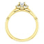 Pave Diamond Halo Solitaire Engagement Ring - Virani Jewelers