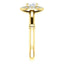Pave Diamond Halo Solitaire Engagement Ring - Virani Jewelers