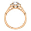 Pave Diamond Halo Solitaire Engagement Ring - Virani Jewelers