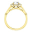 Pave Diamond Halo Solitaire Engagement Ring - Virani Jewelers