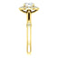 Pave Diamond Halo Solitaire Engagement Ring - Virani Jewelers