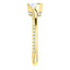 Solitaire Diamond Bypass Engagement Ring - Virani Jewelers