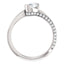 Solitaire Diamond Bypass Engagement Ring - Virani Jewelers