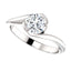 Solitaire Diamond Bypass Engagement Ring - Virani Jewelers