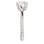 Solitaire Diamond Bypass Engagement Ring - Virani Jewelers