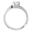 Solitaire Diamond Bypass Engagement Ring - Virani Jewelers