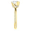 Solitaire Diamond Bypass Engagement Ring - Virani Jewelers