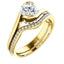 Solitaire Diamond Bypass Engagement Ring - Virani Jewelers