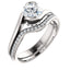 Solitaire Diamond Bypass Engagement Ring - Virani Jewelers