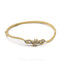 0.5CT Minimal Twist Diamond Cuff Bracelet Set in 18K Yellow Gold - Virani Jewelers