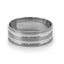 22K White Gold Wedding Band for Men