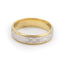 22K Two-Toned Yellow & White Gold Band For Men - Virani Jewelers
