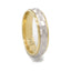 22K Two-Toned Yellow & White Gold Band For Men - Virani Jewelers